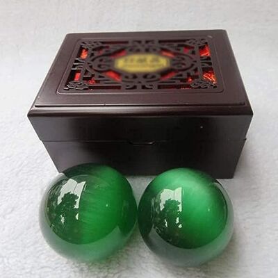 Generic Sfere baoding palline cinesi Baoding palla Palla fitness cinese Palla da meditazione per massaggio Feng Shui(Color:e) Generic Sfere baoding palline cinesi Baoding palla Palla fitness cinese Palla da meditazione per massaggio Feng Shui(Color:e)