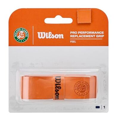 Wilson Impugnatura da Tennis Sostitutiva RG PRO Performance, Tocco Morbido e Avvolgimento Senza Sforzo, per Una Finitura Lucida e Una Presa Superiore, Colore: Arancione Wilson Impugnatura da Tennis Sostitutiva RG PRO Performance, Tocco Morbido e Avvolgimento Senza Sforzo, per Una Finitura Lucida e Una Presa Superiore, Colore: Arancione