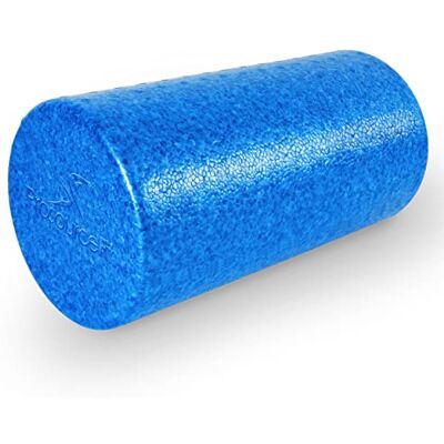 ProSource Fit High Density Foam Rollers 12 inches long, Firm Full Body Athletic Massager for Back Stretching, Yoga, Pilates, Post Workout Trigger Point Release, Blue ProSource Fit High Density Foam Rollers 12 inches long, Firm Full Body Athletic Massager for Back Stretching, Yoga, Pilates, Post Workout Trigger Point Release, Blue