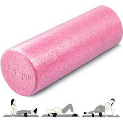 Yes4All Rullo Schiuma Tondo in EPP ad Alta Densità, Rullo per Esercizi Yoga, Pilates e Stretching 30, 45, 60, 90 cm Yes4All Rullo Schiuma Tondo in EPP ad Alta Densità, Rullo per Esercizi Yoga, Pilates e Stretching 30, 45, 60, 90 cm