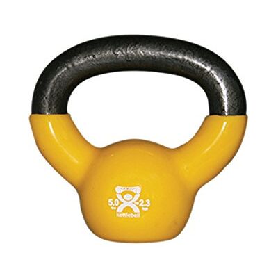 Cando W67018 Kettlebell, 2,2 Kg, Giallo Cando W67018 Kettlebell, 2,2 Kg, Giallo