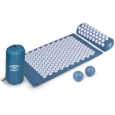 Umbro TappetinoAgopressione Tappetino Agopuntura Alleviamento del Dolore incl. Pallina Massaggio Piedi 42x71 cm Blu Umbro TappetinoAgopressione Tappetino Agopuntura Alleviamento del Dolore incl. Pallina Massaggio Piedi 42x71 cm Blu