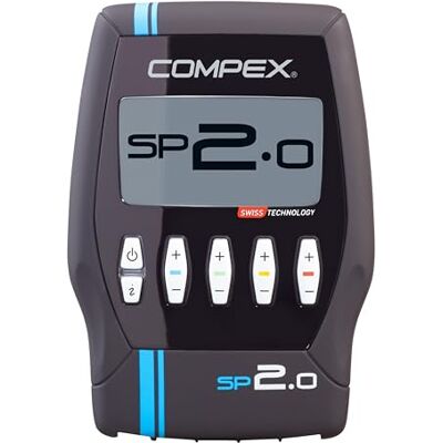 Compex SP 2.0 Elettrostimolatore Muscolare EMS, TENS e Masssagio 4 canali indipendenti, 999 Livelli di intensità, 20 programmi Compatibile con l'app Coach Compex SP 2.0 Elettrostimolatore Muscolare EMS, TENS e Masssagio 4 canali indipendenti, 999 Livelli di intensità, 20 programmi Compatibile con l'app Coach