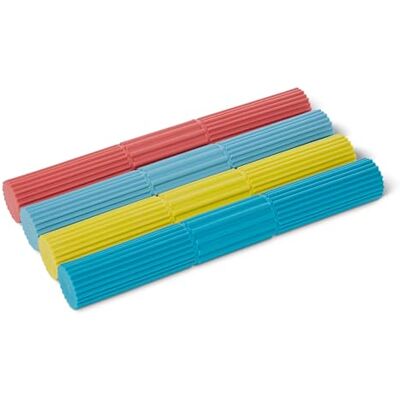 Basics Barra Flessibile per Esercizi di Resistenza e Allenamento Muscolare, Set di 4 Basics Barra Flessibile per Esercizi di Resistenza e Allenamento Muscolare, Set di 4