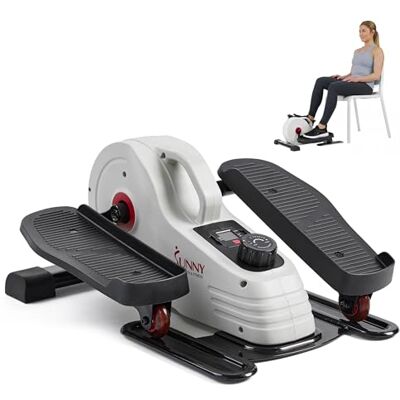 Sunny Health & Fitness Ellittica sotto la scrivania, mini pedaliera ellittica magnetica, pedaliera portatile per piedi e gambe per casa o lavoro Sunny Health & Fitness Ellittica sotto la scrivania, mini pedaliera ellittica magnetica, pedaliera portatile per piedi e gambe per casa o lavoro