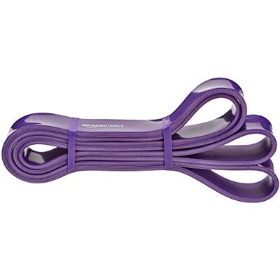Basics Fascia elastica di resistenza e per trazioni alla sbarra, 18.2 a 36.3 kg (3.18 cm di larghezza), Viola Basics Fascia elastica di resistenza e per trazioni alla sbarra, 18.2 a 36.3 kg (3.18 cm di larghezza), Viola