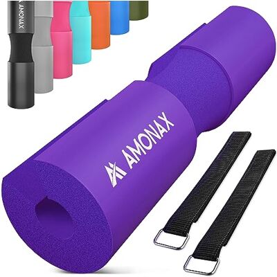 Amonax Barbell Squat Pad, Cuscino Bilanciere Imbottito per Collo e Spalle Supporto Ampio per Squat, Affondi, Spinte dell’Anca, Allenamento con i Pesi ed Esercizi Fitness in Palestra o a Casa Amonax Barbell Squat Pad, Cuscino Bilanciere Imbottito per Collo e Spalle Supporto Ampio per Squat, Affondi, Spinte dell’Anca, Allenamento con i Pesi ed Esercizi Fitness in Palestra o a Casa