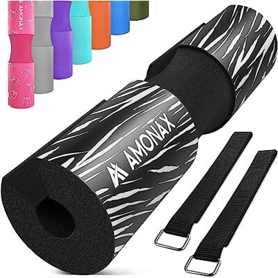 Amonax Barbell Squat Pad, Cuscino Bilanciere Imbottito per Collo e Spalle Supporto Ampio per Squat, Affondi, Spinte dell’Anca, Allenamento con i Pesi ed Esercizi Fitness in Palestra o a Casa Amonax Barbell Squat Pad, Cuscino Bilanciere Imbottito per Collo e Spalle Supporto Ampio per Squat, Affondi, Spinte dell’Anca, Allenamento con i Pesi ed Esercizi Fitness in Palestra o a Casa
