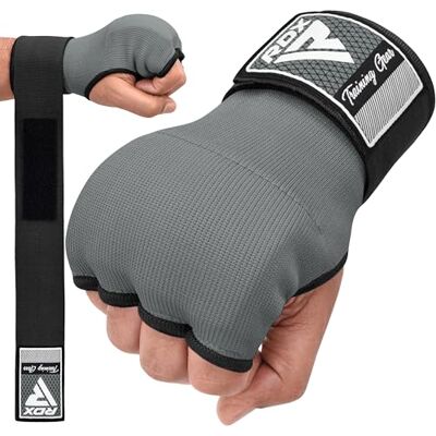 RDX Gel Fasce Boxe Sottoguanti Interni Bende, 100cm Elastico Lunghe Polsiere, Pugno Imbottita Protezione Bendaggi Guanti, Pugilato Muay Thai Allenamento Kickboxing Arti Marziali Punzonatura Uomo Donna RDX Gel Fasce Boxe Sottoguanti Interni Bende, 100cm Elastico Lunghe Polsiere, Pugno Imbottita Protezione Bendaggi Guanti, Pugilato Muay Thai Allenamento Kickboxing Arti Marziali Punzonatura Uomo Donna
