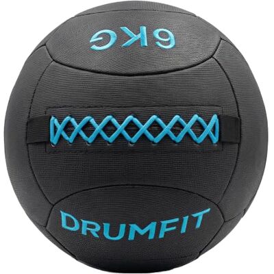Cecotec Pallone Medidicinale Wall Ball Drumfit WALLPRO-KV 6 kg. Imbottitura in sabbia e Kevlar, presa migliorata, resistente all'acqua e al sudore, cuciture rinforzate, ideale per forza e cross Cecotec Pallone Medidicinale Wall Ball Drumfit WALLPRO-KV 6 kg. Imbottitura in sabbia e Kevlar, presa migliorata, resistente all'acqua e al sudore, cuciture rinforzate, ideale per forza e cross