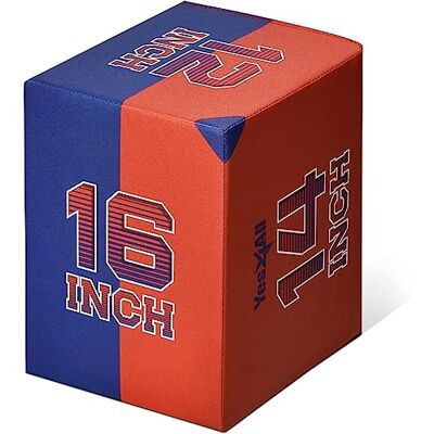 Yes4All 3 in 1 Soft Plyo Box con anima in legno, scatola pliometrica in schiuma per esercizi, allenamento pliometrico, disponibile in 4 misure Yes4All 3 in 1 Soft Plyo Box con anima in legno, scatola pliometrica in schiuma per esercizi, allenamento pliometrico, disponibile in 4 misure