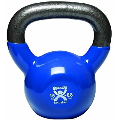 Cando Kettlebell, 6,8 Kg, Blu Cando Kettlebell, 6,8 Kg, Blu