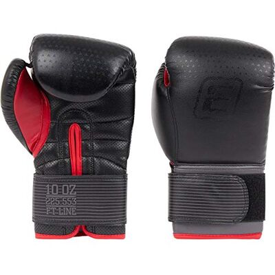 Energetics Box-Handschuh Pu Ft Guanti da Box Black/Grey/Red 10 Energetics Box-Handschuh Pu Ft Guanti da Box Black/Grey/Red 10
