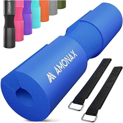 Amonax Barbell Squat Pad, Cuscino Bilanciere Imbottito per Collo e Spalle Supporto Ampio per Squat, Affondi, Spinte dell’Anca, Allenamento con i Pesi ed Esercizi Fitness in Palestra o a Casa Amonax Barbell Squat Pad, Cuscino Bilanciere Imbottito per Collo e Spalle Supporto Ampio per Squat, Affondi, Spinte dell’Anca, Allenamento con i Pesi ed Esercizi Fitness in Palestra o a Casa