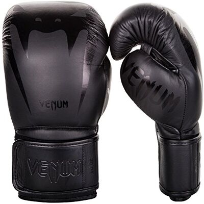 VENUM Giant 3.0, Guantoni da Boxe Muay Thai Kick Boxing, Unisex Adulto, Nero/Nero Opaco, 14 Oz VENUM Giant 3.0, Guantoni da Boxe Muay Thai Kick Boxing, Unisex Adulto, Nero/Nero Opaco, 14 Oz