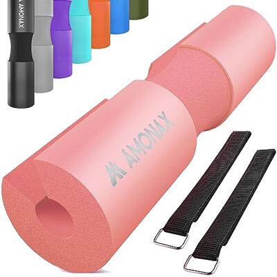 Amonax Barbell Squat Pad, Cuscino Bilanciere Imbottito per Collo e Spalle Supporto Ampio per Squat, Affondi, Spinte dell’Anca, Allenamento con i Pesi ed Esercizi Fitness in Palestra o a Casa Amonax Barbell Squat Pad, Cuscino Bilanciere Imbottito per Collo e Spalle Supporto Ampio per Squat, Affondi, Spinte dell’Anca, Allenamento con i Pesi ed Esercizi Fitness in Palestra o a Casa