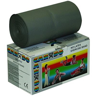 3B Scientific Cando Banda Elastica No Lattice, 5,5 M, Argento/Super Pesante 3B Scientific Cando Banda Elastica No Lattice, 5,5 M, Argento/Super Pesante