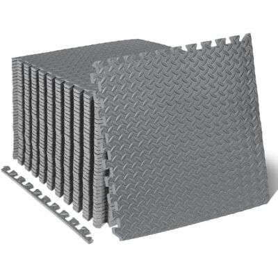ProsourceFit Exercise Puzzle Mat, EVA Foam Interlocking Tiles Protective and Cushion Flooring for Gym Equipment, Exercise and Play Area ProsourceFit Exercise Puzzle Mat, EVA Foam Interlocking Tiles Protective and Cushion Flooring for Gym Equipment, Exercise and Play Area