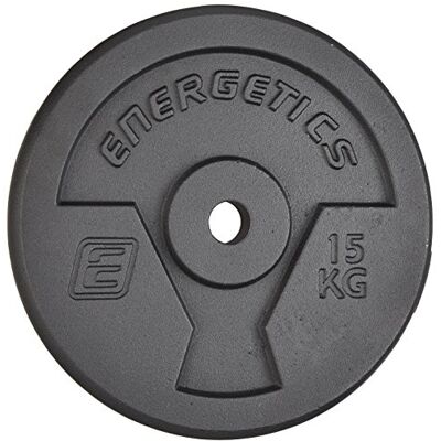 Piastra di peso in ghisa Energetics 15kg Piastra di peso in ghisa Energetics 15kg