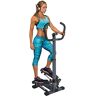 Jocca Stepper con Manubrio Passo laterale con Barre di Supporto  Glutei, Addome e Gambe  Salire e Scendere le Scale  Piedini Antiscivolo  4 Funzioni  Fitness Macchina  Manici imbottiti