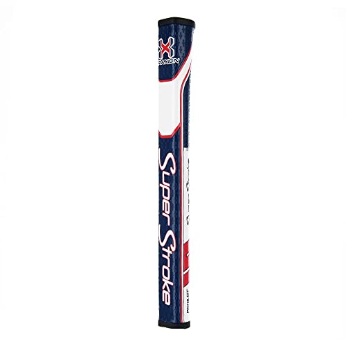 SuperStroke Taxion Putter Grips, Golf Unisex-Adulto, Rosso/Bianco/Blu, Pistol GT 1.0 Tour