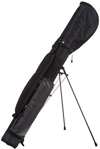 Longridge 5' Travelite Golf Stand Bag Nero/Argento