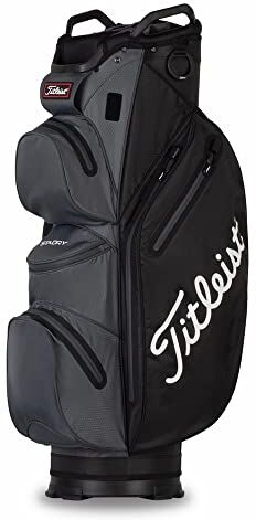 Titleist Cart 14 StaDry Sacca da golf, taglia unica, colore: Nero/Carbone