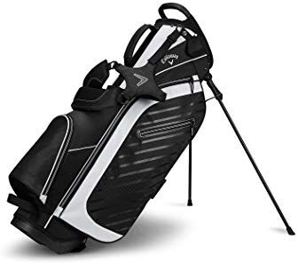 Callaway Sacca da golf  Golf Capital Prime 4.0 Stand, Nero/Bianco/Carbone, Taglia unica