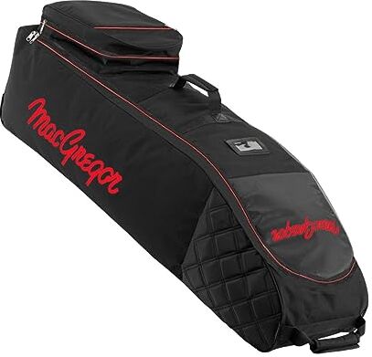 MACGREGOR Vip Deluxe Golf Travel Cover -Copertura da viaggio per golf con ruote  VIP Deluxe nera/rossa Uomo, schwarz/rot, Einheitsgröße