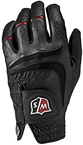 Wilson Grip Plus, Guanti da Golf Uomo, Nero, L