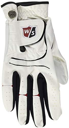 Wilson Grip Plus, Guanto da Golf, MRH Uomo, Bianco, M/L