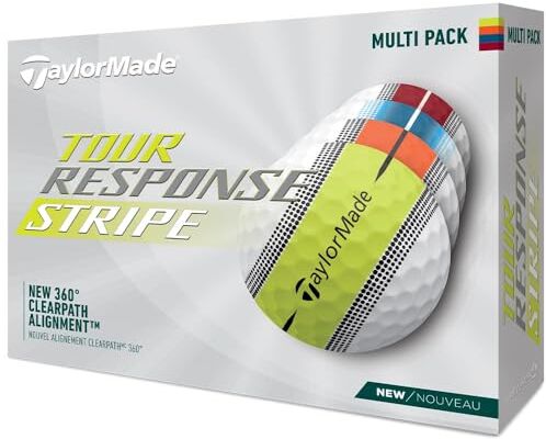 TaylorMade Tour Response, Palla da golf, Unisex Adulto, Multi-Colored, Taglia unica