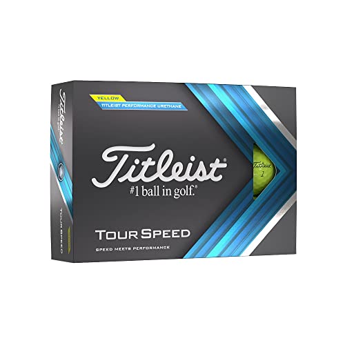 Titleist velocità del Tour, Palla da Golf Unisex, Yellow, Taglia Unica