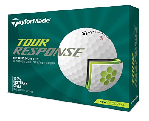 TaylorMade Tour Response, Palla da golf, Unisex Adulto, White, Taglia unica