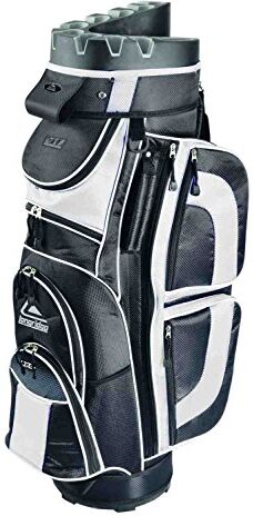 Longridge EZE Kaddy Pro Cart Borsa Nero/Bianco