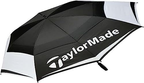 TaylorMade Tour Preferred 64" Double Canopy, Ombrello da Golf Unisex-Adulto, Nero, Taglia Unica