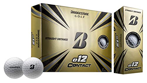Bridgestone E12 Contact White Palline da golf, confezione da 12