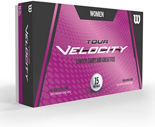 Wilson Tour Velocity Women 15-Ball WH, Palline Donna, White