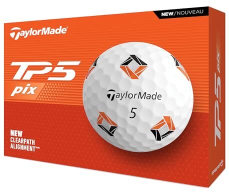 TaylorMade TM24 TP5 pix3.0 GLB dz, Bianco, TP5 pix