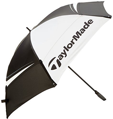 TaylorMade Tour Preferred 68" Double Canopy, Ombrello da Golf Unisex-Adulto, Nero, Taglia Unica