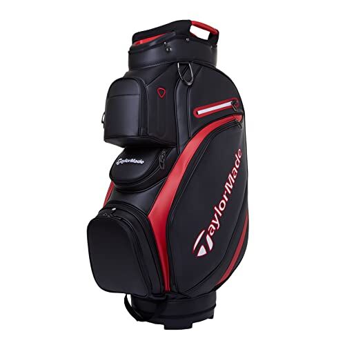 TaylorMade Deluxe Cart Bag 2023 (Black/Red)