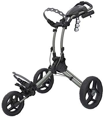 Rovic Rv1c Carrello da golf a spinta, Unisex, argento nero, taglia unica