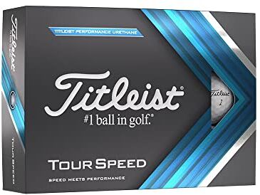 Titleist Tour Speed Pallina da golf, taglia unica, colore: Bianco,