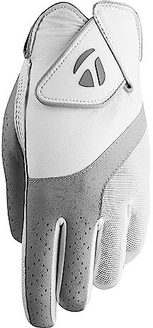 TaylorMade Kalea Guanti da Golf da Donna (2019), Donna, N7703020, Bianco, M