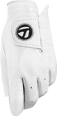 TaylorMade TP, Guanto da Golf. Uomo, Bianco, L