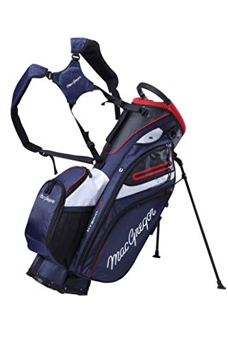 MACGREGOR Mactec Hybrid 14 Golf Club Stand Carry Trolley Bag, Golfbag Men's, Blu Navy, taglia unica