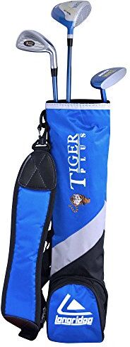 Longridge Club Bambini Junior Tiger Golf Set 3-5 anni, Argento, Anni