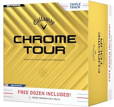 Callaway Chrome Tour 2024 Triple Track 4 per confezione da 3