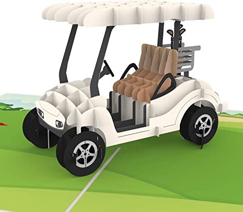 papercrush ® Biglietto pop-up da golf, biglietto di compleanno 3D, regalo per golfista e golfista, buono regalo speciale per giocatori di golf, divertente regalo per uomini e donne