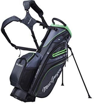 MACGREGOR Mactec Hybrid 14 Golf Club Stand Carry Trolley Bag, Golfbag Men's, Grigio Antracite, taglia unica